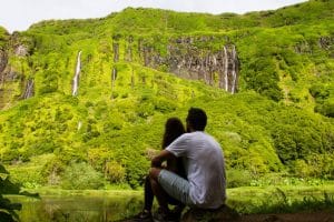 Visita a ilha das Flores, nos Açores