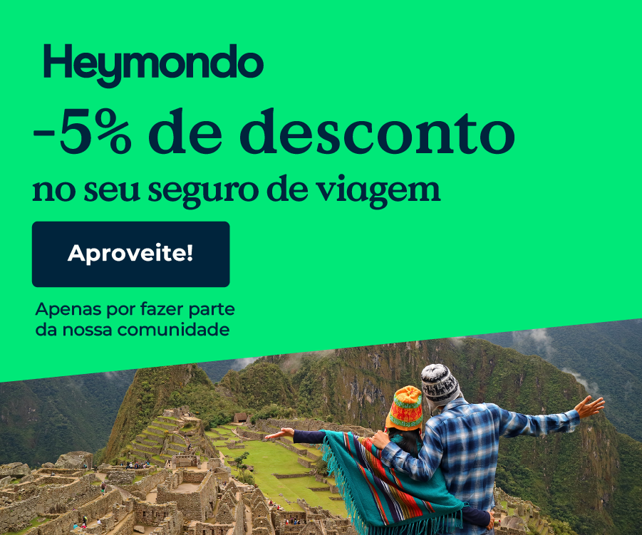 Seguro de Viagem Heymondo com 5% de desconto - Gato Vadio