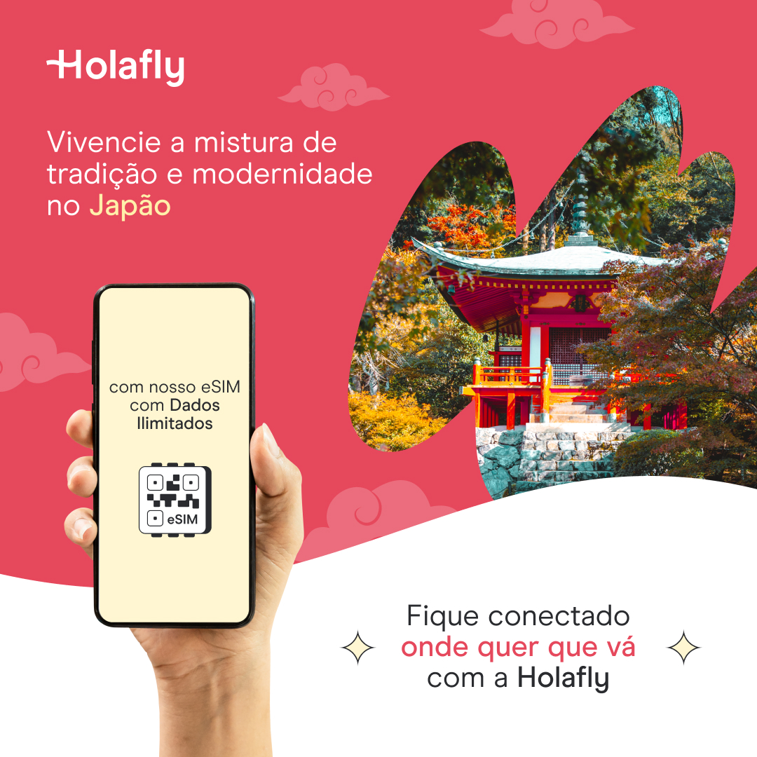 eSIM para o Japão - Holafly & Gato Vadio